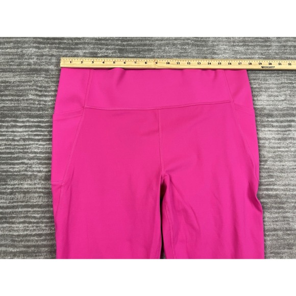 Gapfit Leggings Womens XXL Pink Pull On Polyester Blend Cropped Athleisure - Picture 4 of 11